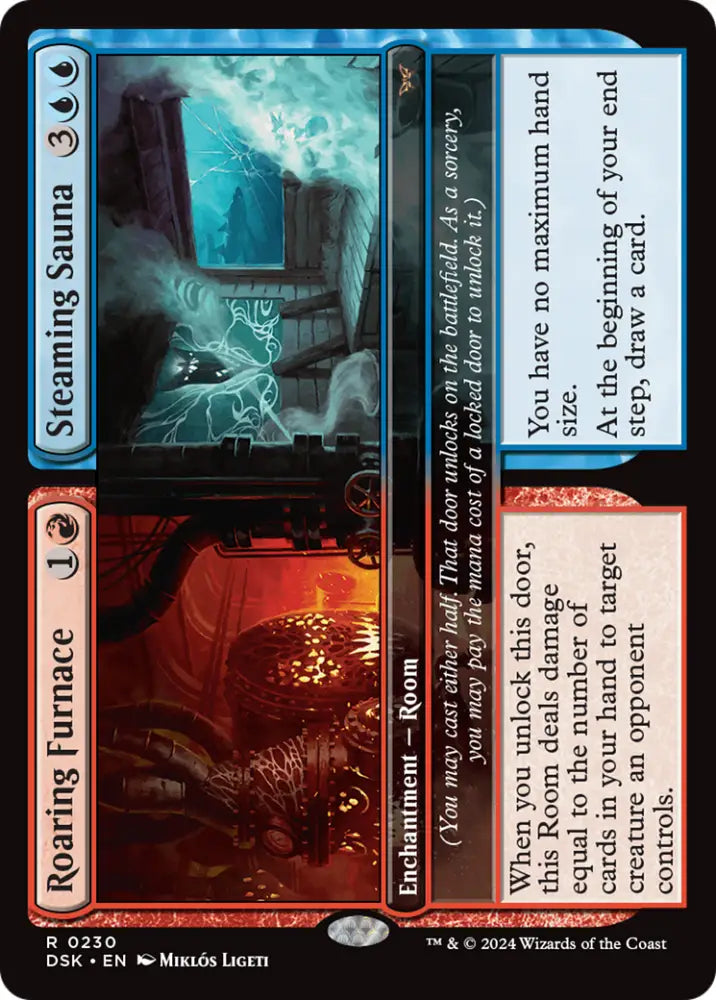 Roaring Furnace // Steaming Sauna [Duskmourn: House of Horror] - MTG Single
