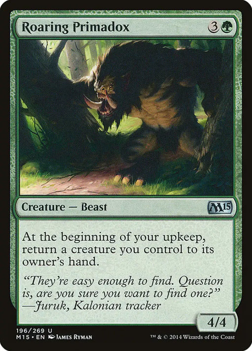 Roaring Primadox [Magic 2015] - MTG Single