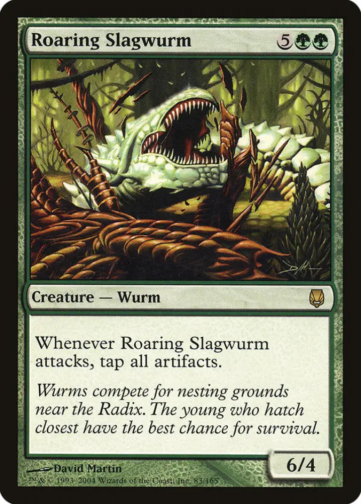 Roaring Slagwurm [Darksteel] - MTG Single