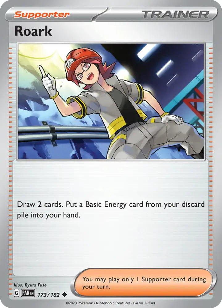 Roark (173/182) [Scarlet & Violet: Paradox Rift] - Pokemon Single