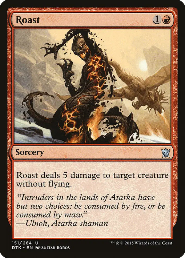 Roast [Dragons of Tarkir] - MTG Single