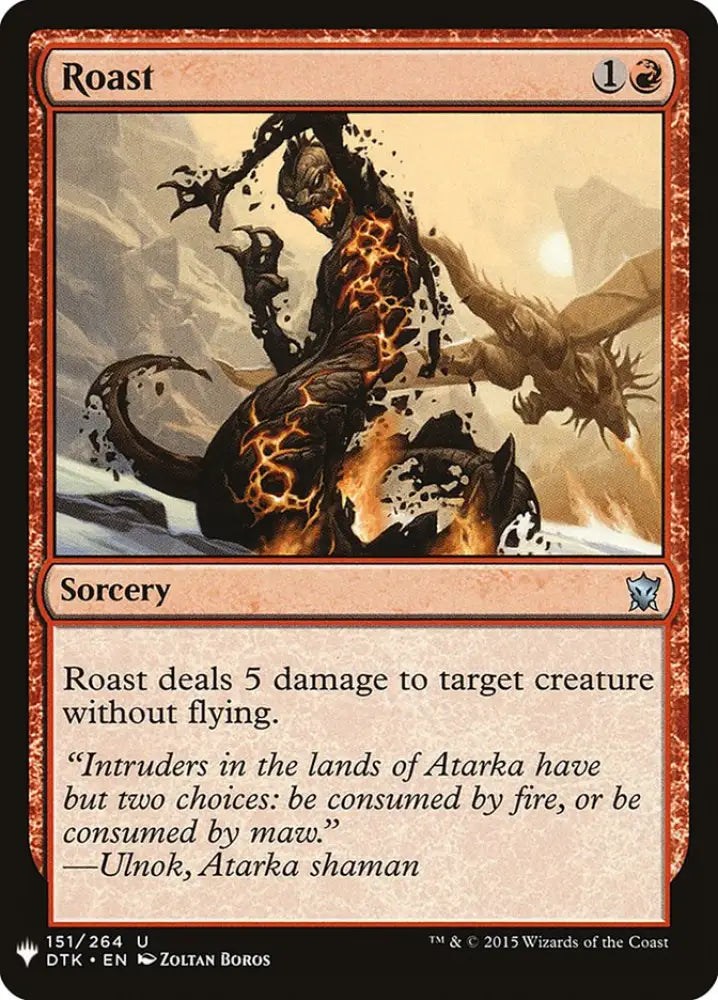 Roast [Mystery Booster] - MTG Single