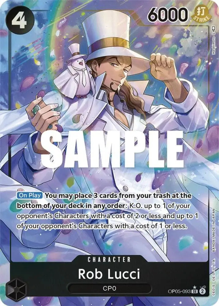 Rob Lucci (093) (Alternate Art) (OP05-093) [Awakening of the New Era]
