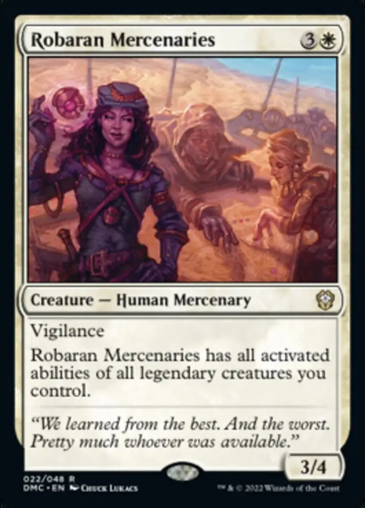 Robaran Mercenaries [Dominaria United Commander] - MTG Single