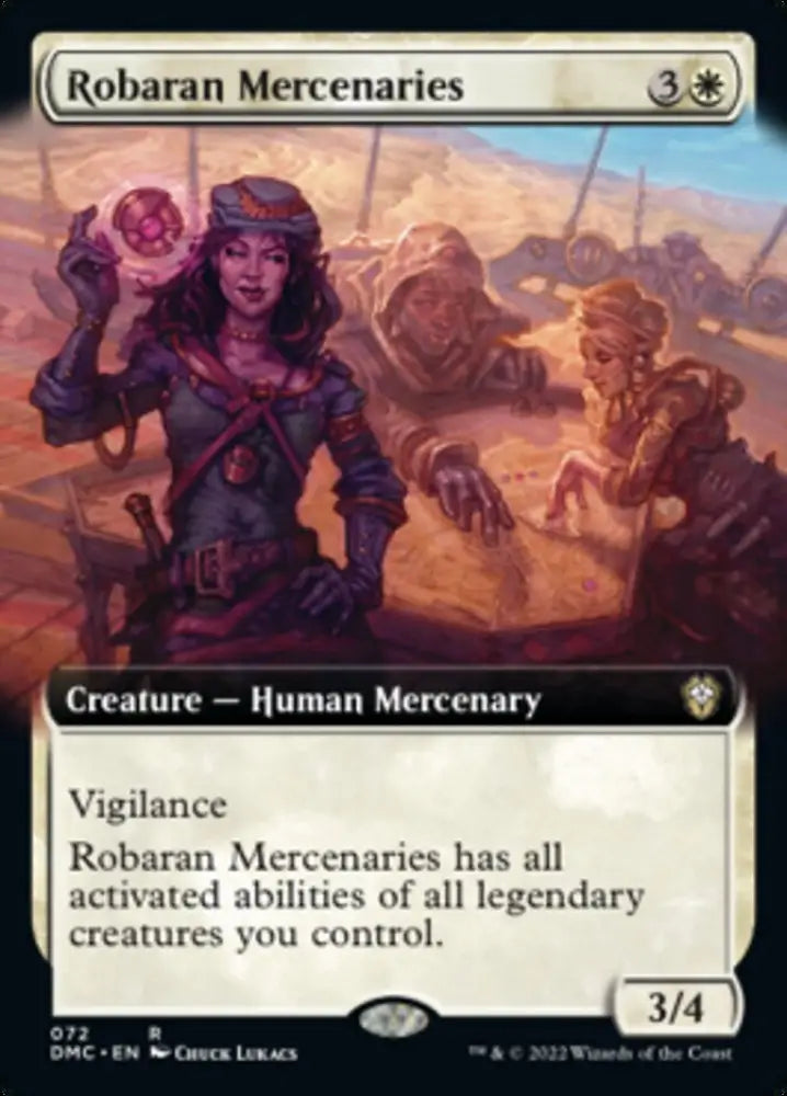 Robaran Mercenaries (Extended Art) [Dominaria United Commander] - MTG Single