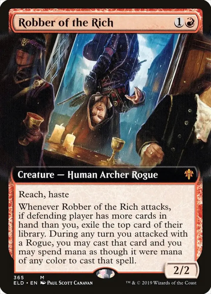 Robber of the Rich (Extended Art) [Throne of Eldraine] - MTG Single
