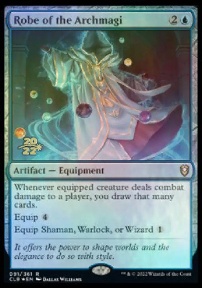 Robe of the Archmagi [Commander Legends: Battle for Baldur’s Gate Prerelease Promos] - MTG Single