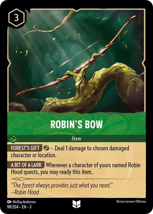 Robin’s Bow (98/204) [Into the Inklands] - Lorcana Single