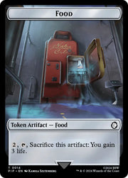 Robot // Food (0014) Double-Sided Token [Fallout Tokens] - MTG Single