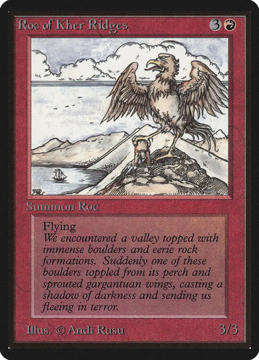 Roc of Kher Ridges [Beta Edition] - MTG Single