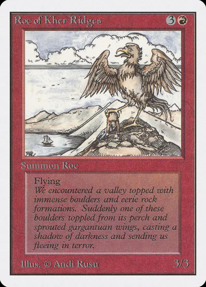 Roc of Kher Ridges [Unlimited Edition] - MTG Single