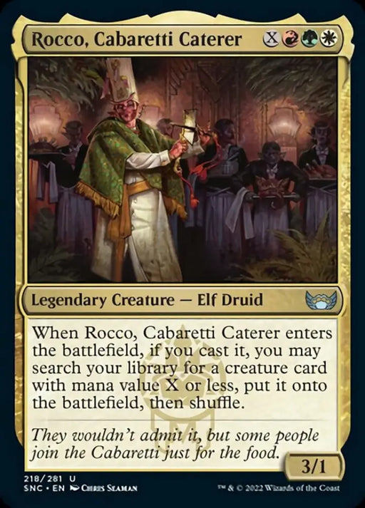 Rocco Cabaretti Caterer [Streets of New Capenna] - MTG Single
