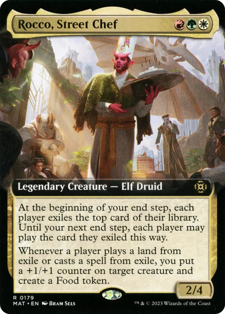 Rocco Street Chef (Extended Art) [March of the Machine: The Aftermath] - MTG Single