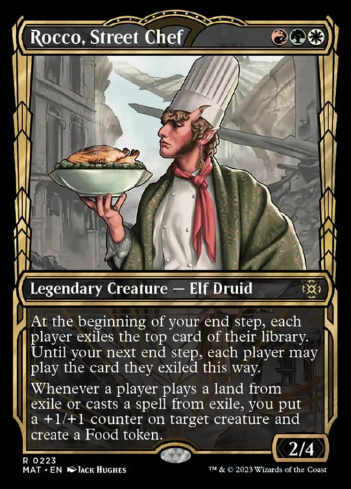 Rocco Street Chef (Showcase Halo Foil) [March of the Machine: The Aftermath] - MTG Single