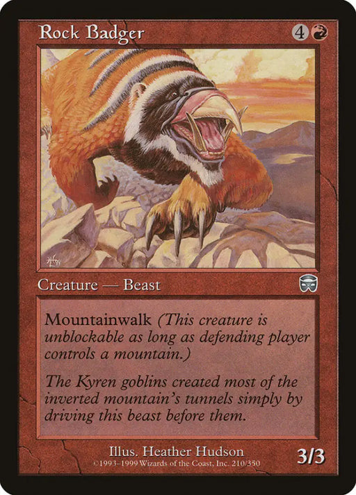 Rock Badger [Mercadian Masques] - MTG Single