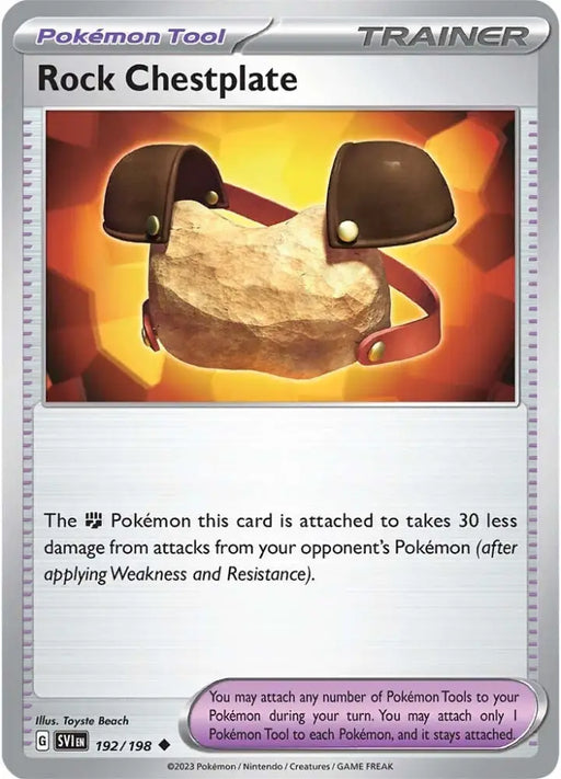 Rock Chestplate (192/198) [Scarlet & Violet: Base Set] - Pokemon Single