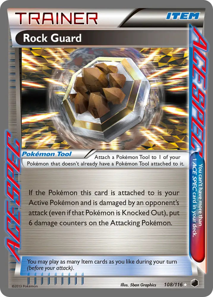 Rock Guard (108/116) [Black & White: Plasma Freeze] - Pokemon Single
