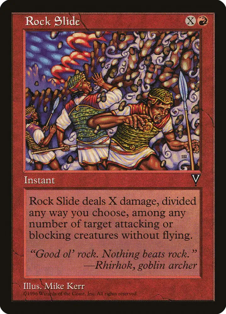 Rock Slide [Visions] - MTG Single