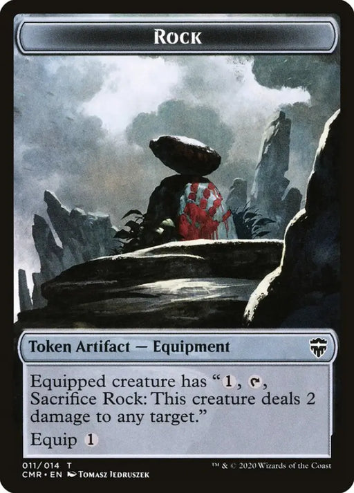 Rock Token [Commander Legends Tokens] - MTG Single