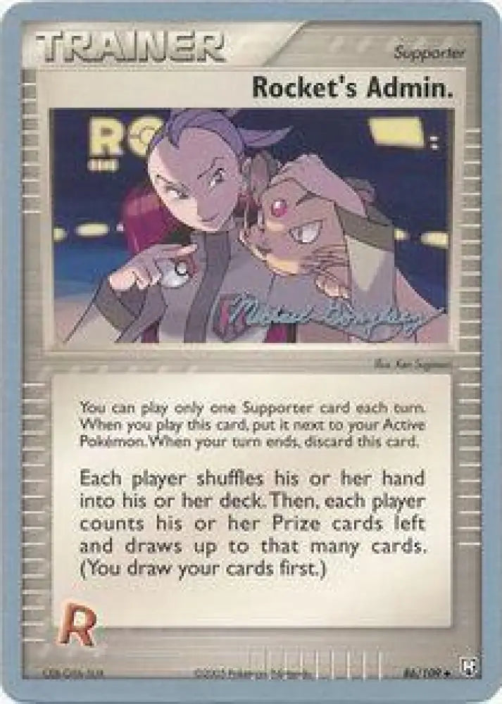 Rocket’s Admin. (86/109) (King of the West - Michael Gonzalez) [World Championships 2005] - Pokemon Single