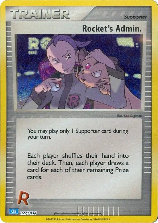 Rocket’s Admin. (CLB) [Trading Card Game Classic] - Pokemon Single