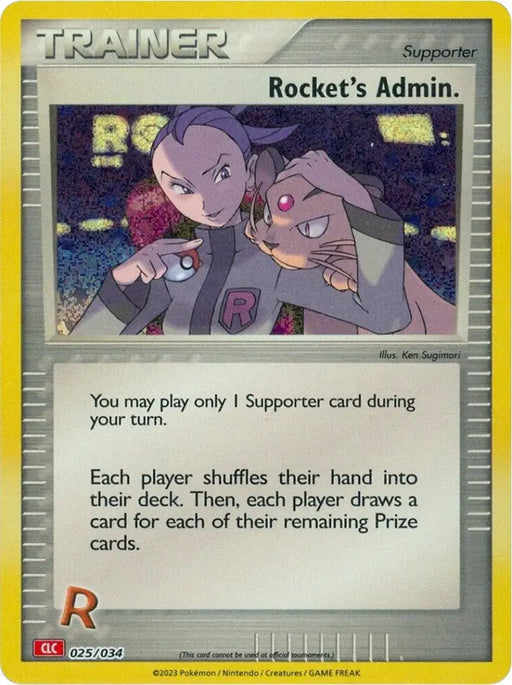 Rocket’s Admin. (CLC) [Trading Card Game Classic] - Pokemon Single