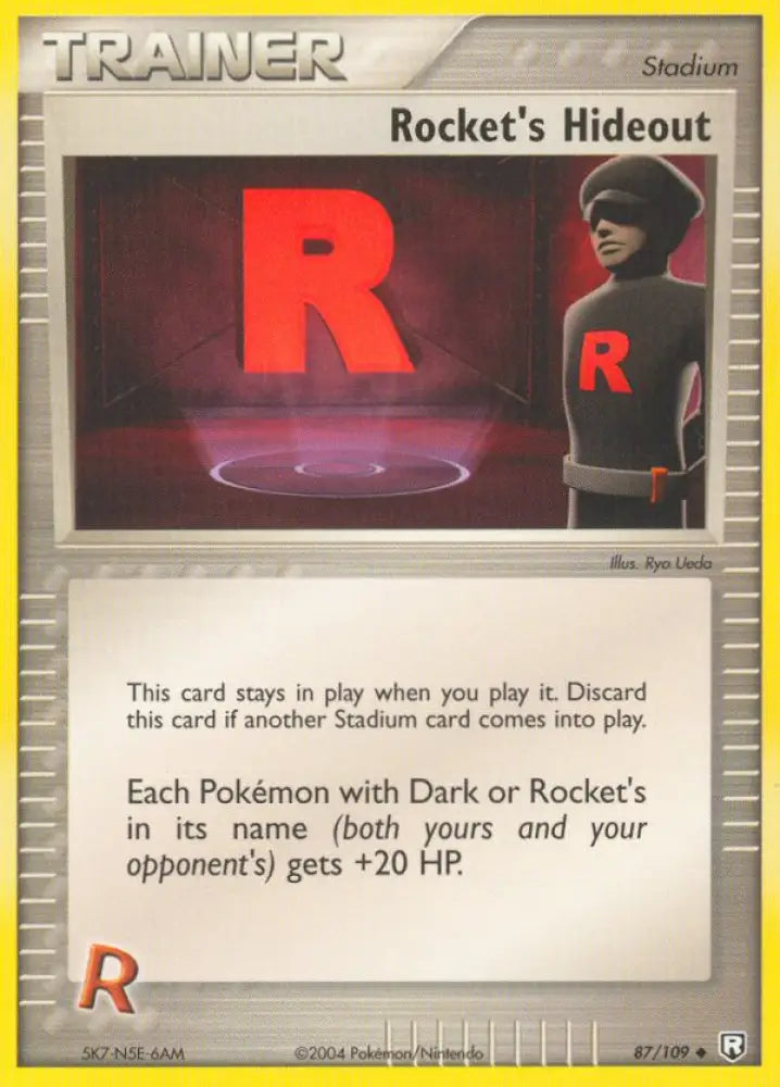 Rocket’s Hideout (87/109) [EX: Team Rocket Returns] - Pokemon Single