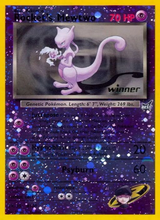Rocket’s Mewtwo (8) (Winner) [Best of Promos] - Pokemon Single