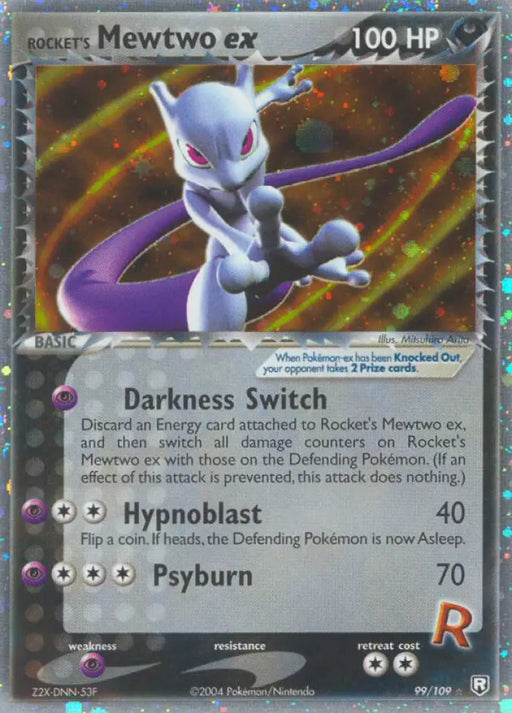 Rocket’s Mewtwo ex (99/109) [EX: Team Rocket Returns] - Pokemon Single
