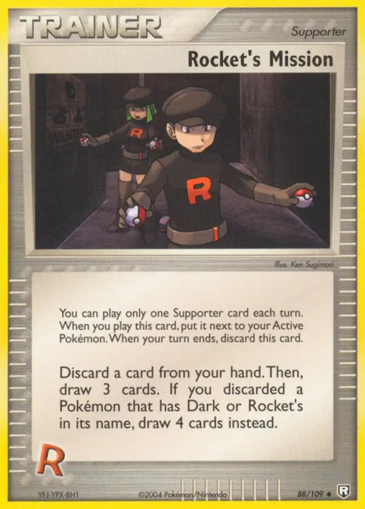 Rocket’s Mission (88/109) [EX: Team Rocket Returns] - Pokemon Single