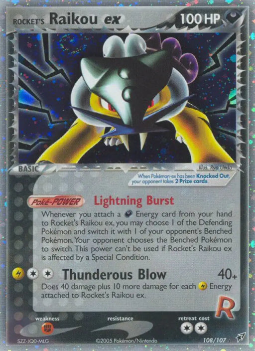 Rocket’s Raikou ex (108/107) [EX: Deoxys] - Pokemon Single