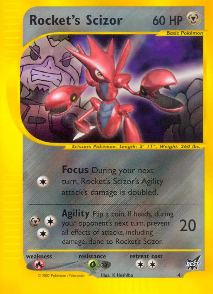 Rocket’s Scizor (4) [Best of Promos] - Pokemon Single