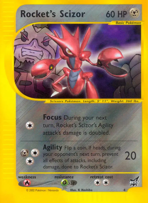 Rocket’s Scizor (4) [Best of Promos] - Pokemon Single