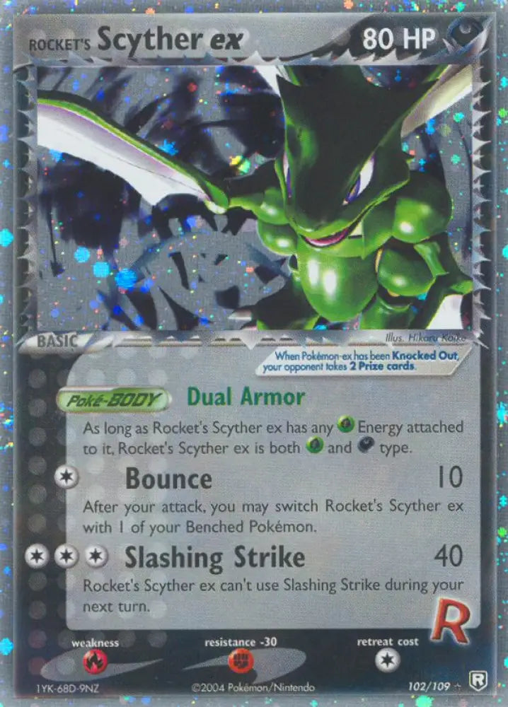 Rocket’s Scyther ex (102/109) [EX: Team Rocket Returns] - Pokemon Single