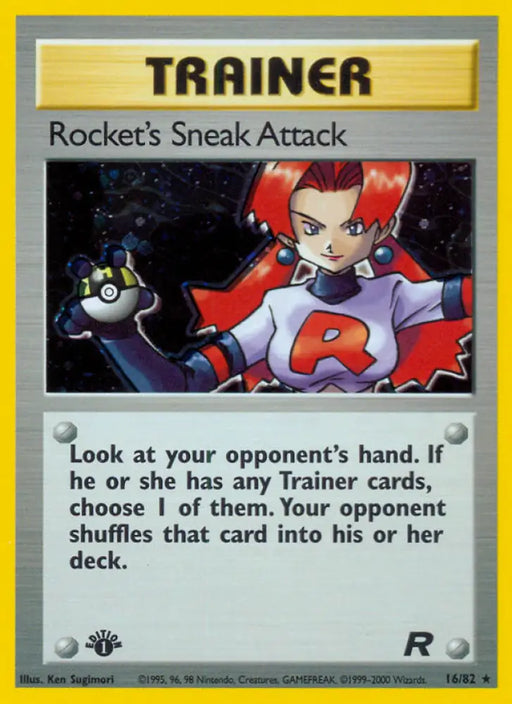 Rocket’s Sneak Attack (16/82) [Team Rocket 1st Edition] - Pokemon Single