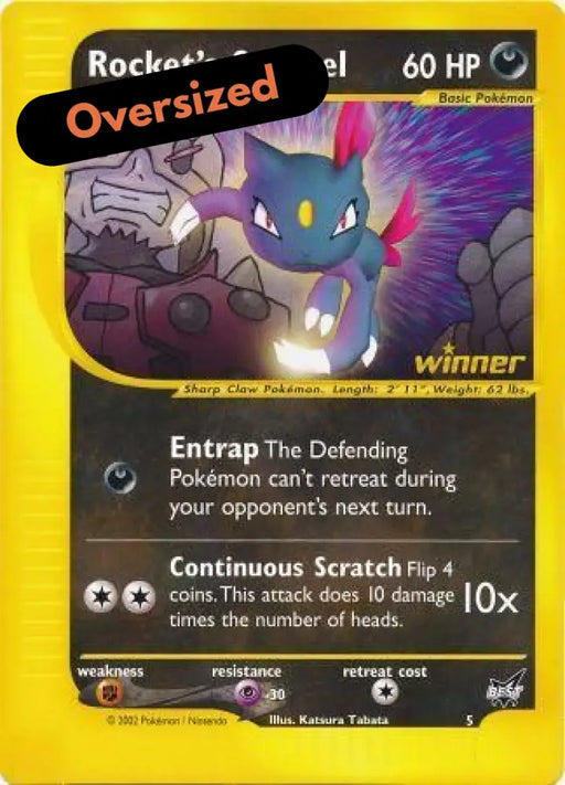 Rocket’s Sneasel (5) (Jumbo Card) [Best of Promos] - Pokemon Single