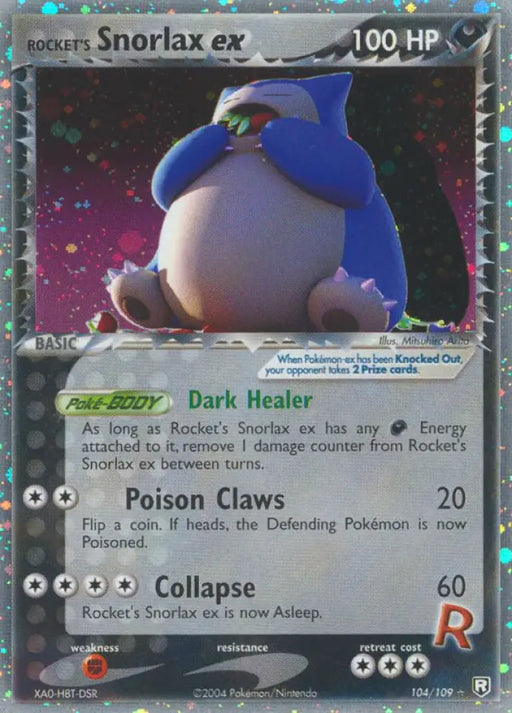 Rocket’s Snorlax ex (104/109) [EX: Team Rocket Returns] - Pokemon Single