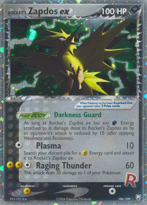 Rocket’s Zapdos ex (106/109) [EX: Team Rocket Returns] - Pokemon Single
