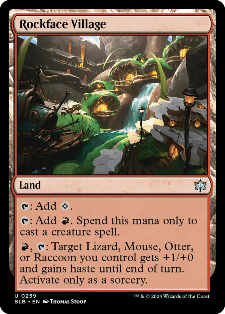 Rockface Village [Bloomburrow] - MTG Single