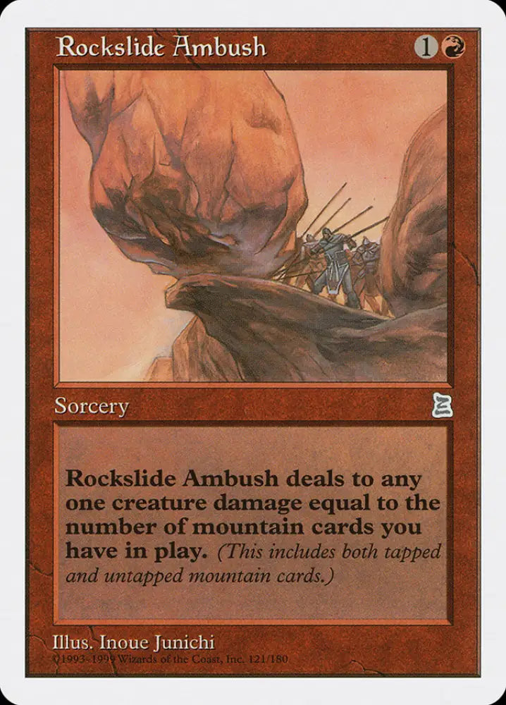 Rockslide Ambush [Portal Three Kingdoms] - MTG Single
