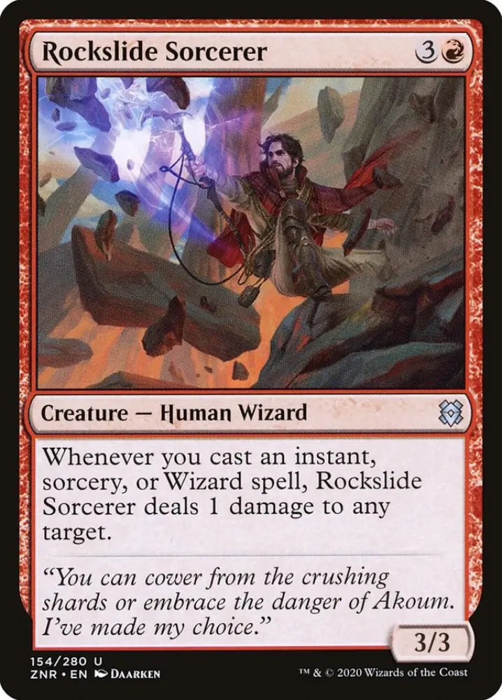Rockslide Sorcerer [Zendikar Rising] - MTG Single