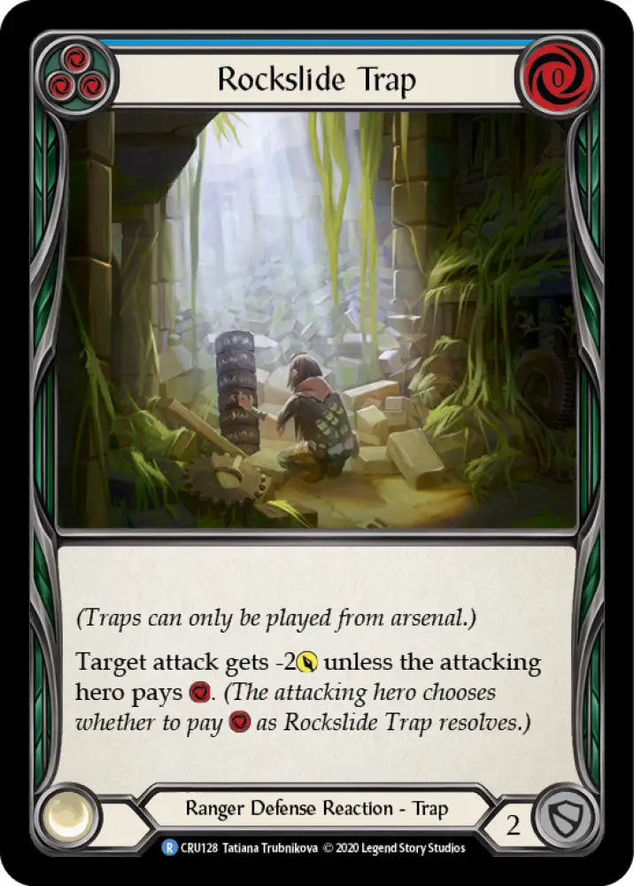 Rockslide Trap [Crucible of War 1st Edition] 1st Edition Normal - Flesh And Blood Single