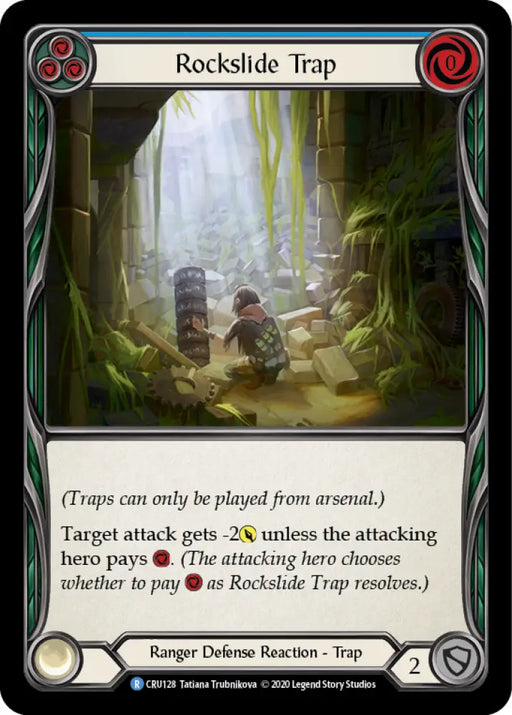 Rockslide Trap [Crucible of War 1st Edition] 1st Edition Normal - Flesh And Blood Single