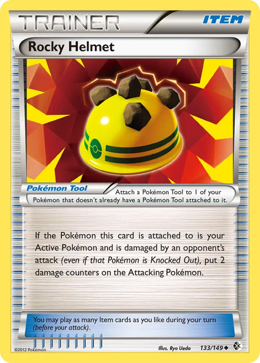 Rocky Helmet (133/149) [Black & White: Boundaries Crossed] - Pokemon Single