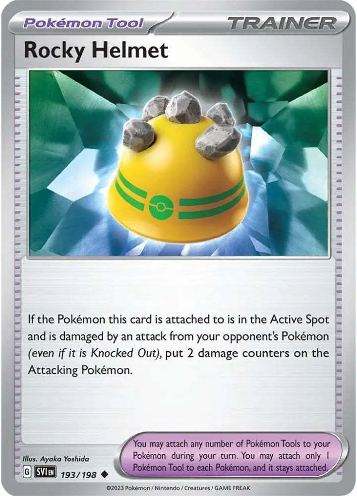 Rocky Helmet (193/198) [Scarlet & Violet: Base Set] - Pokemon Single