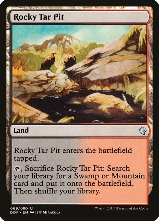 Rocky Tar Pit [Duel Decks: Zendikar vs. Eldrazi] - MTG Single