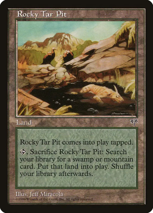Rocky Tar Pit [Mirage] - MTG Single