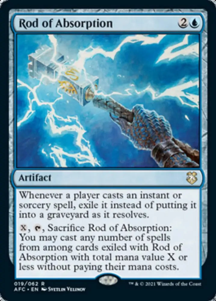 Rod of Absorption [Dungeons & Dragons: Adventures in the Forgotten Realms Commander] - MTG Single