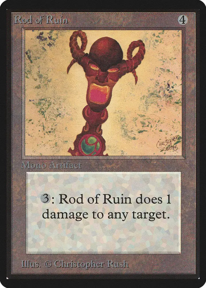 Rod of Ruin [Beta Edition] - MTG Single