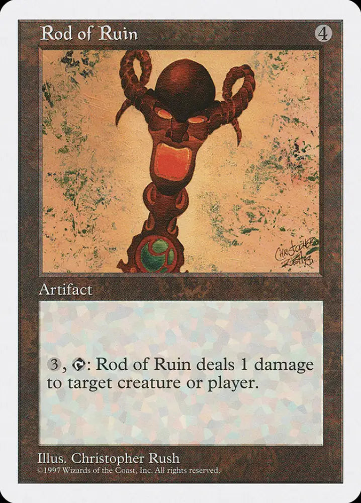 Rod of Ruin [Fifth Edition] - MTG Single